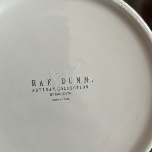 Rae Dunn Devour and Munch Pet Dish / bowl both like new never used for pet food - Picture 4 of 10